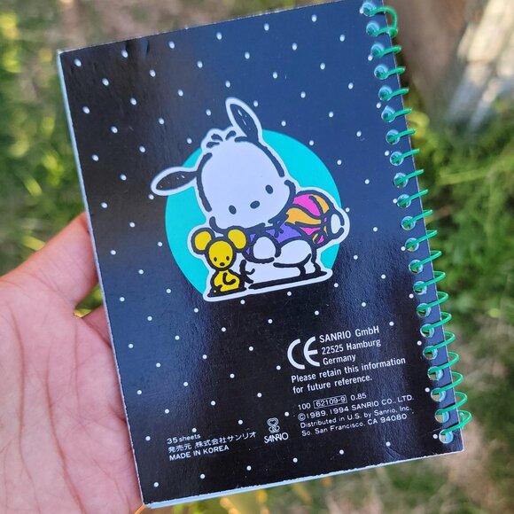Vintage authentic 1990s Y2K SANRIO Pochacco dog Hello Kitty spiral notebook - Picture 6 of 16